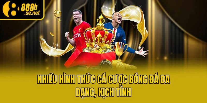 Nhiều hình thức cá cược bóng đá đa dạng, kịch tính